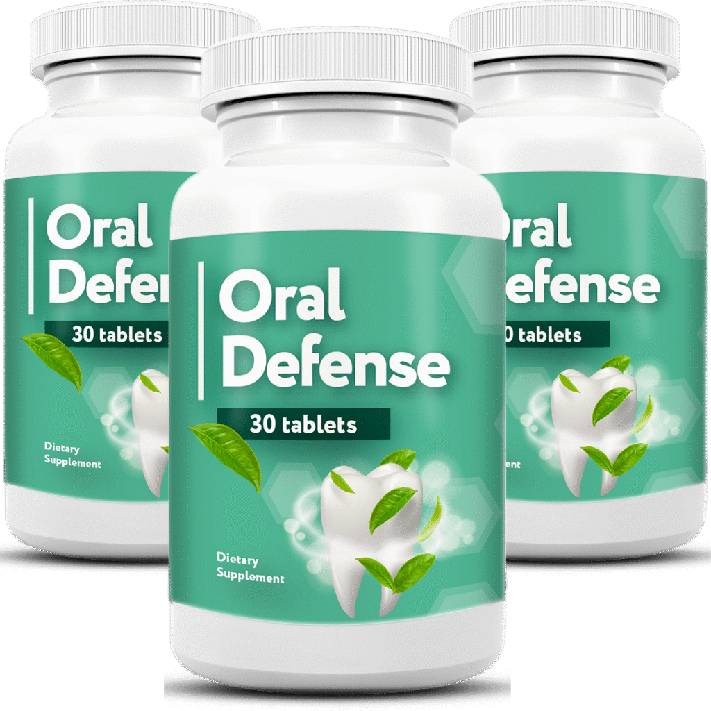 Oral Defense Daily Supplement Bottle